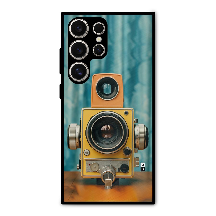 Retro Projector Metal Back Case for Galaxy S24 Ultra