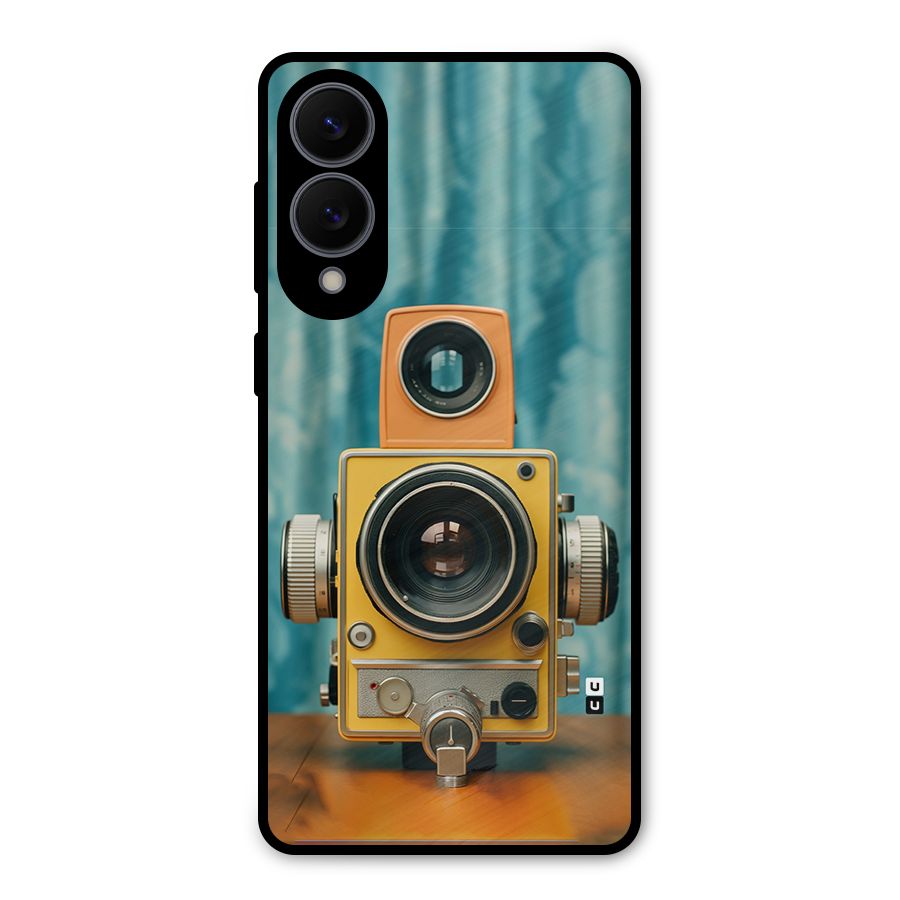 Retro Projector Metal Back Case for Galaxy S25 Edge