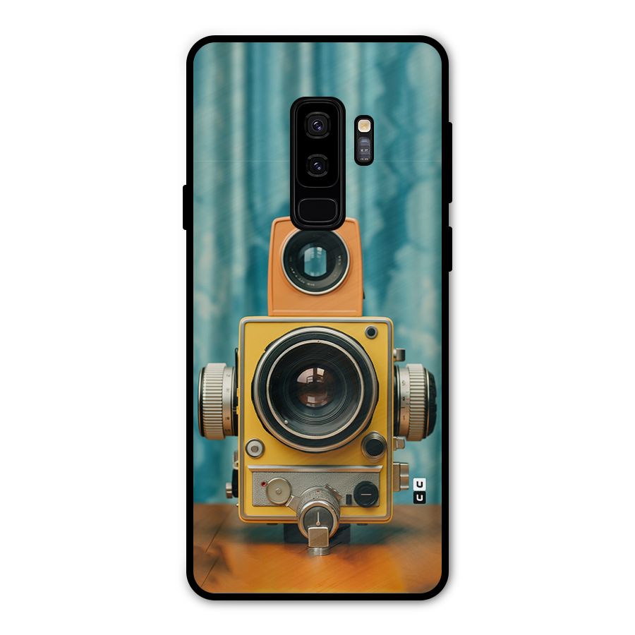 Retro Projector Metal Back Case for Galaxy S9 Plus