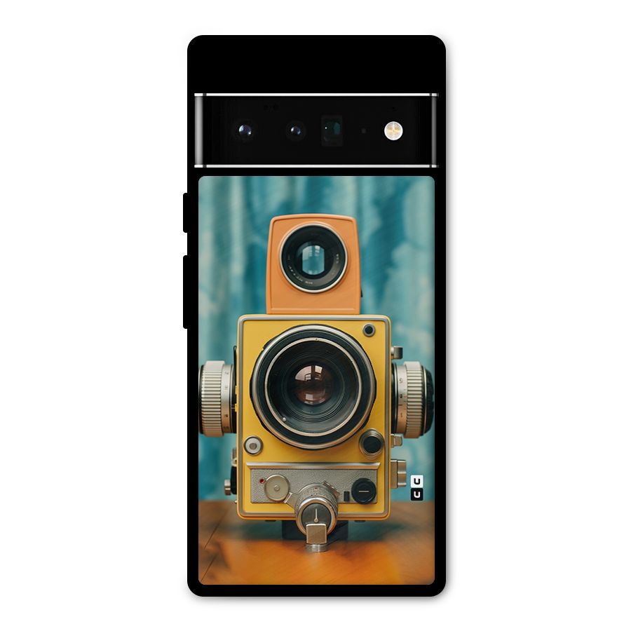 Retro Projector Metal Back Case for Google Pixel 6 Pro