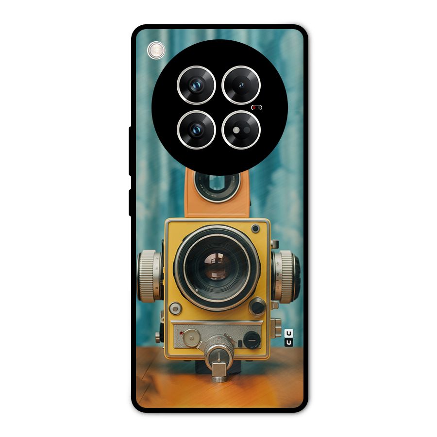 Retro Projector Metal Back Case for Infinix Zero 40 5G
