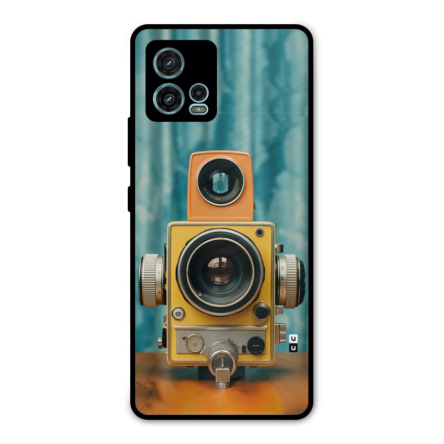 Retro Projector Metal Back Case for Moto G72