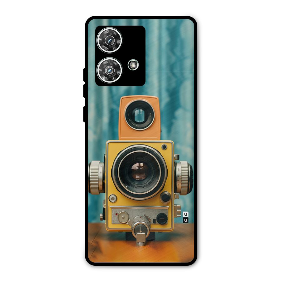Retro Projector Metal Back Case for Motorola Edge 40 Neo