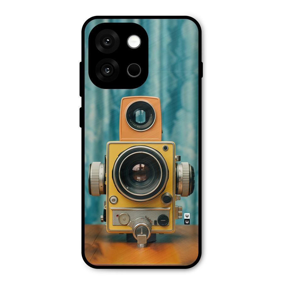 Retro Projector Metal Back Case for OnePlus 13s