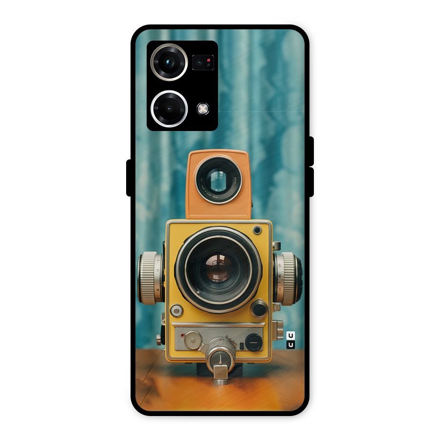 Retro Projector Metal Back Case for Oppo F21 Pro 4G