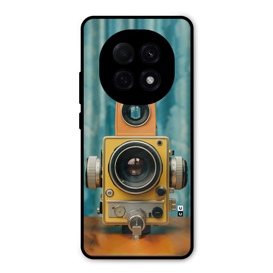 Retro Projector Metal Back Case for Oppo F29 Pro