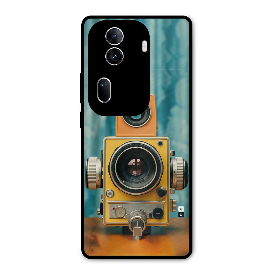Retro Projector Metal Back Case for Oppo Reno11 Pro 5G