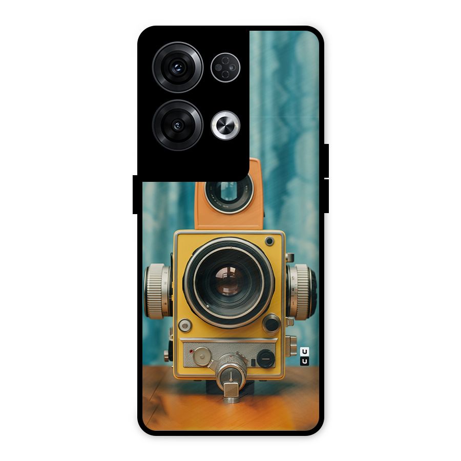 Retro Projector Metal Back Case for Oppo Reno8 Pro 5G