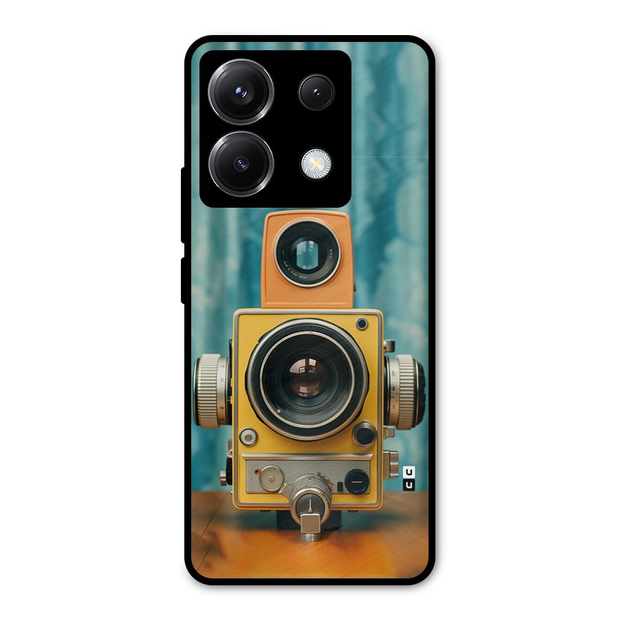 Retro Projector Metal Back Case for Poco X6