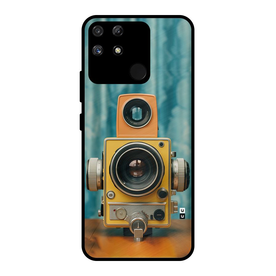 Retro Projector Metal Back Case for Realme Narzo 50A