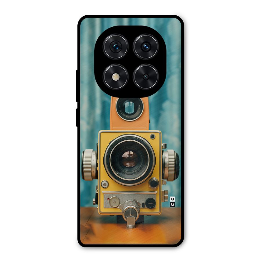 Retro Projector Metal Back Case for Redmi Note 14 Pro 5G