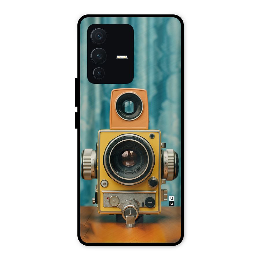 Retro Projector Metal Back Case for Vivo V23 5G
