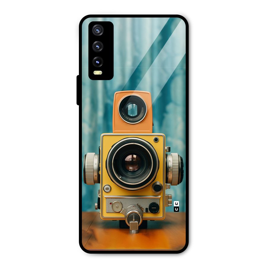 Retro Projector Metal Back Case for Vivo Y20