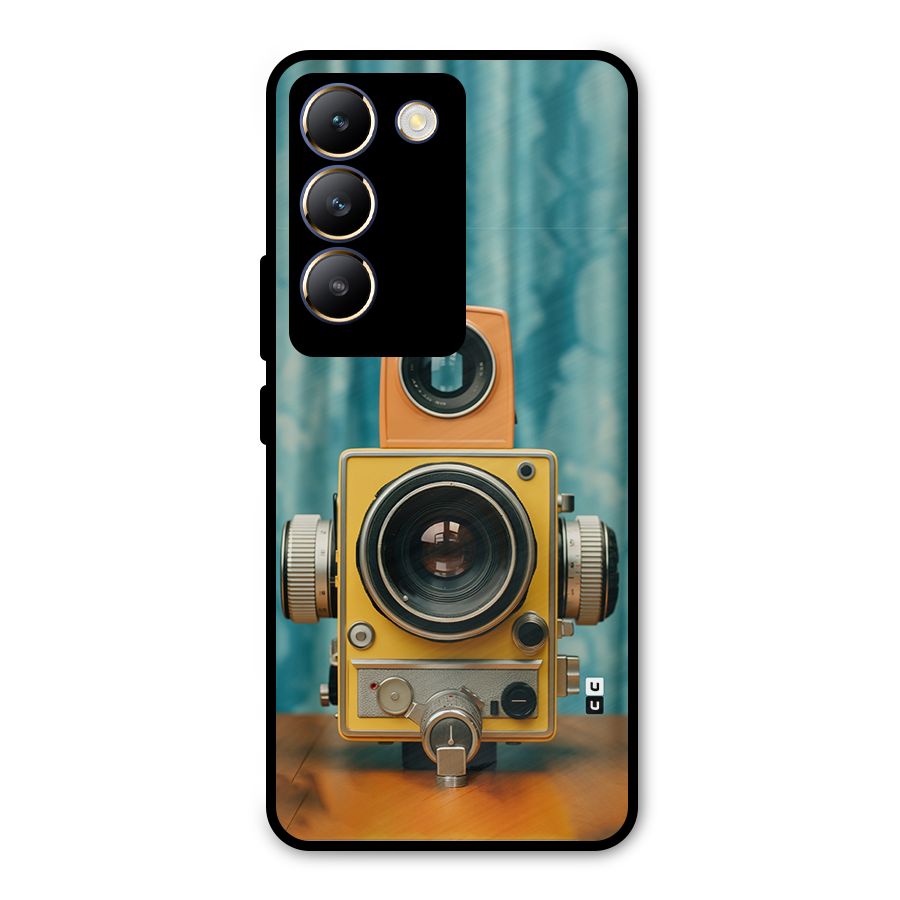 Retro Projector Metal Back Case for Vivo Y200e