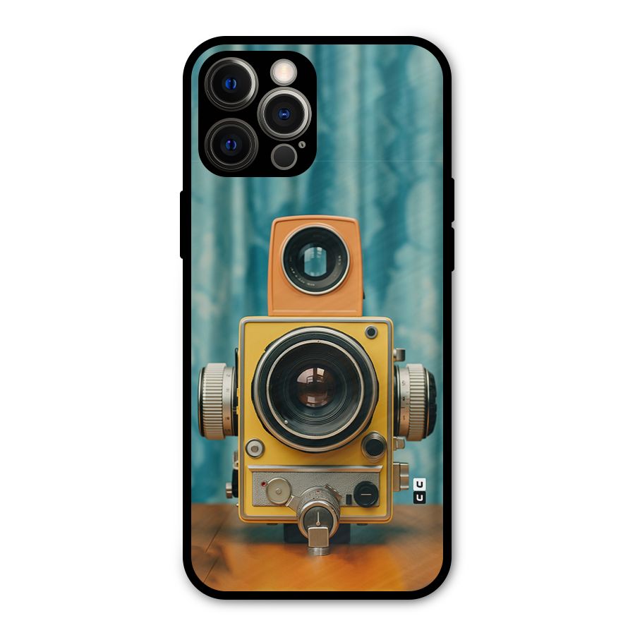 Retro Projector Metal Back Case for iPhone 12 Pro Max