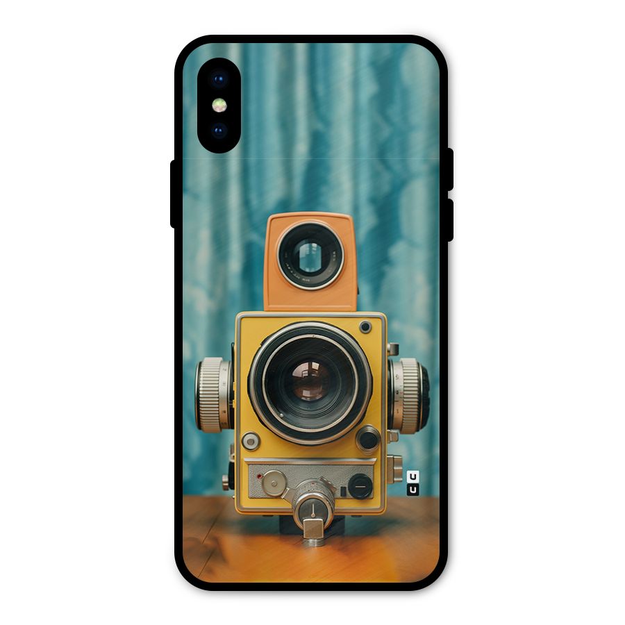 Retro Projector Metal Back Case for iPhone X