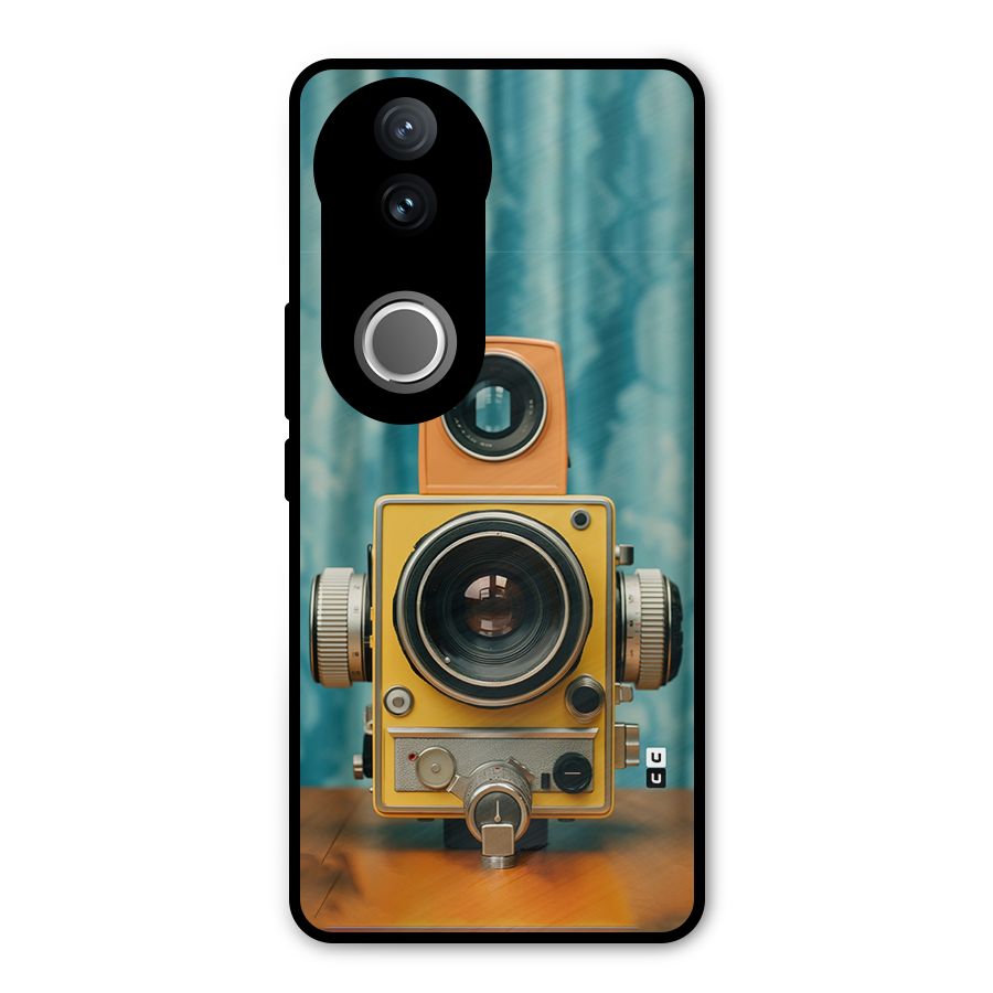 Retro Projector Metal Back Case for iQOO Z10R
