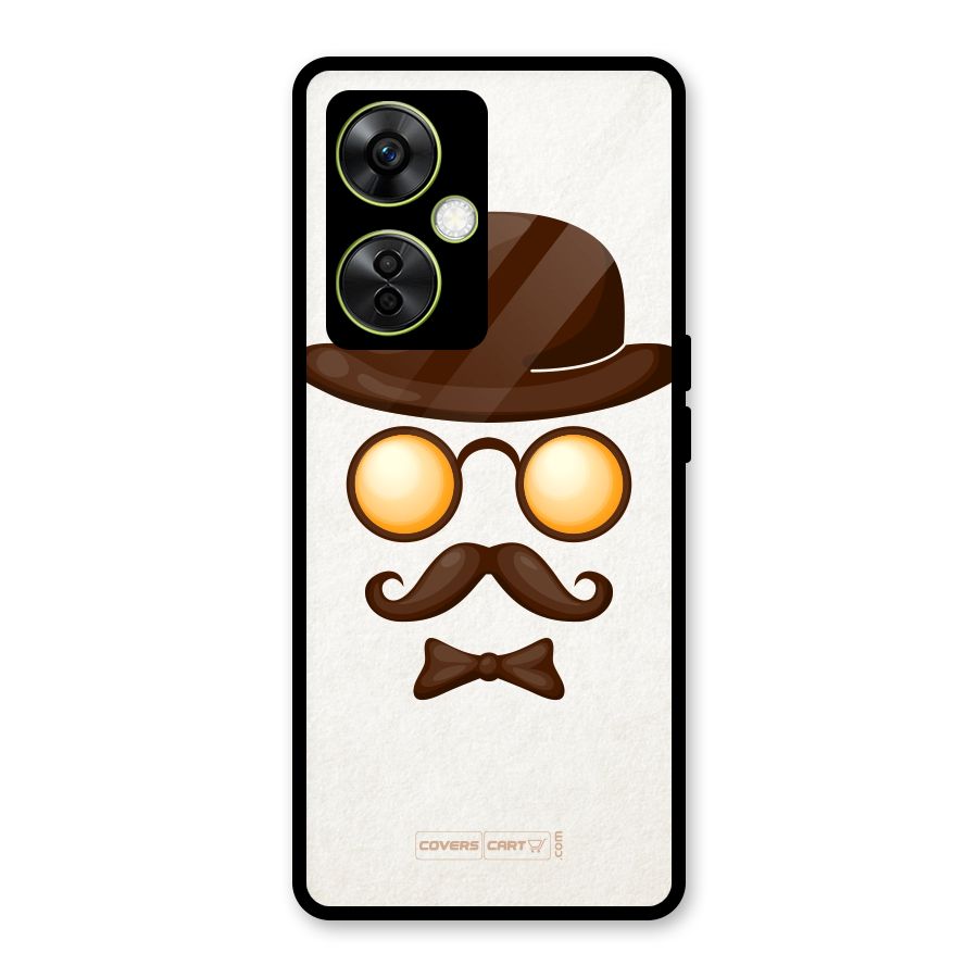 Retro Style Glass Back Case for OnePlus Nord CE 3 Lite
