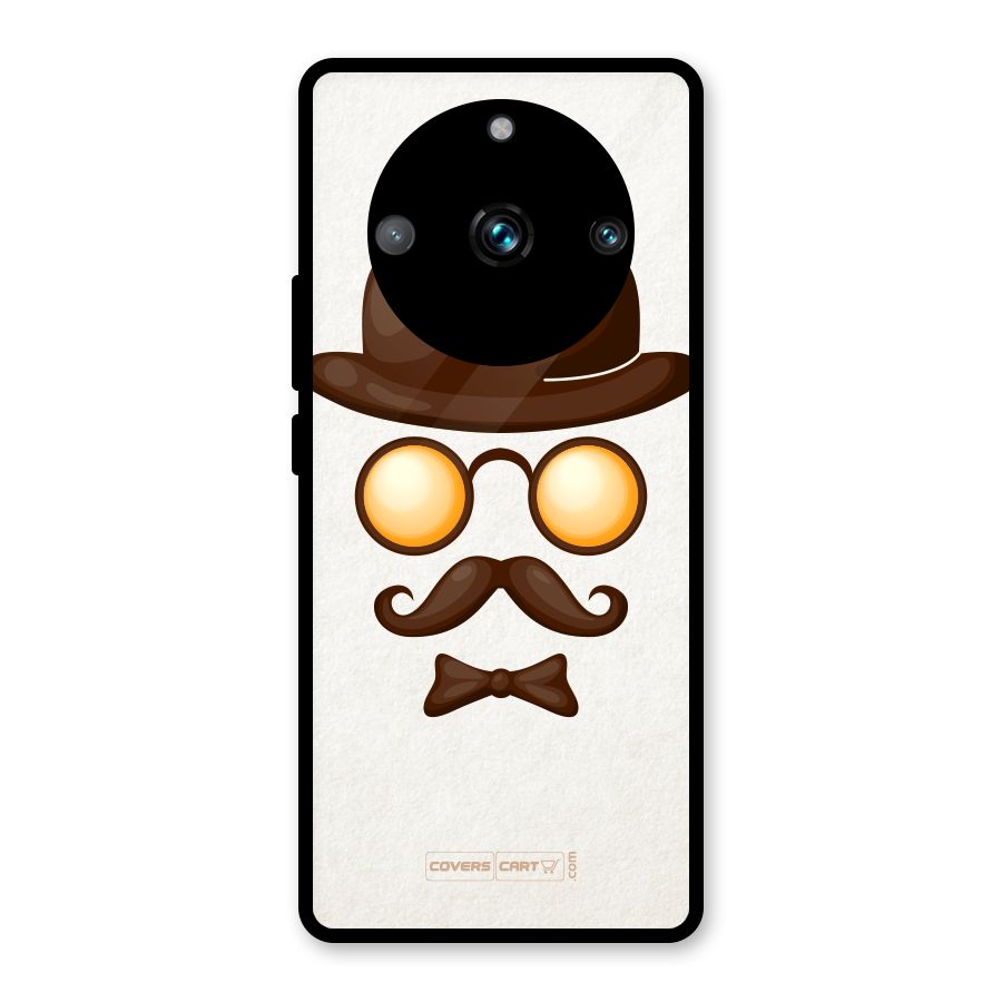 Retro Style Glass Back Case for Realme 11 Pro Plus