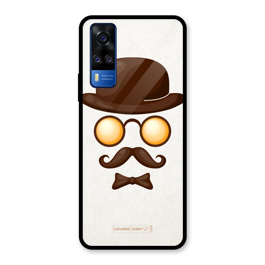 Retro Style Glass Back Case for Vivo Y31