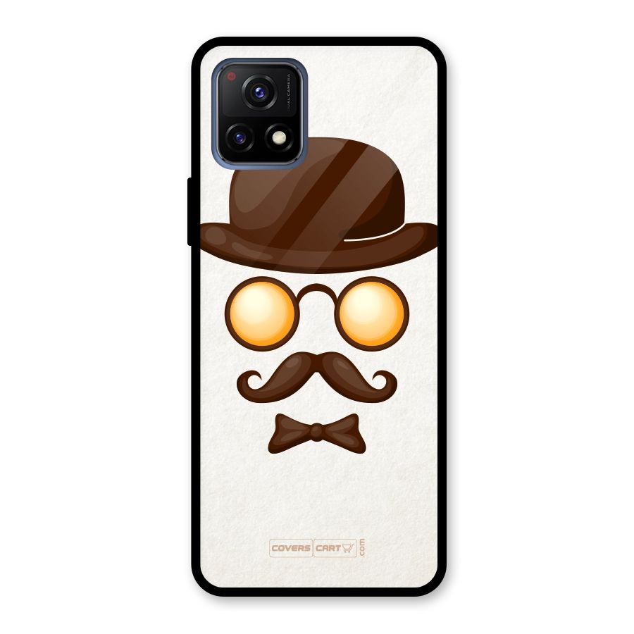 Retro Style Glass Back Case for Vivo Y72 5G