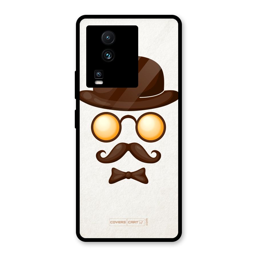 Retro Style Glass Back Case for Vivo iQOO Neo 7 Pro