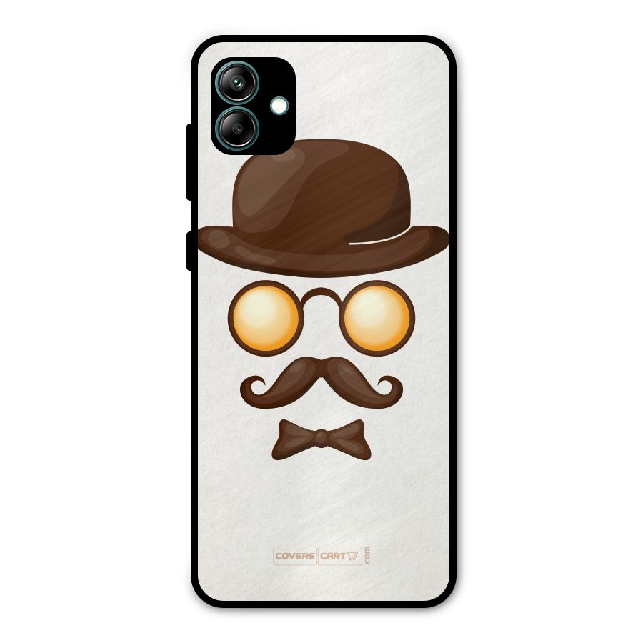 Retro Style Metal Back Case for Galaxy A04