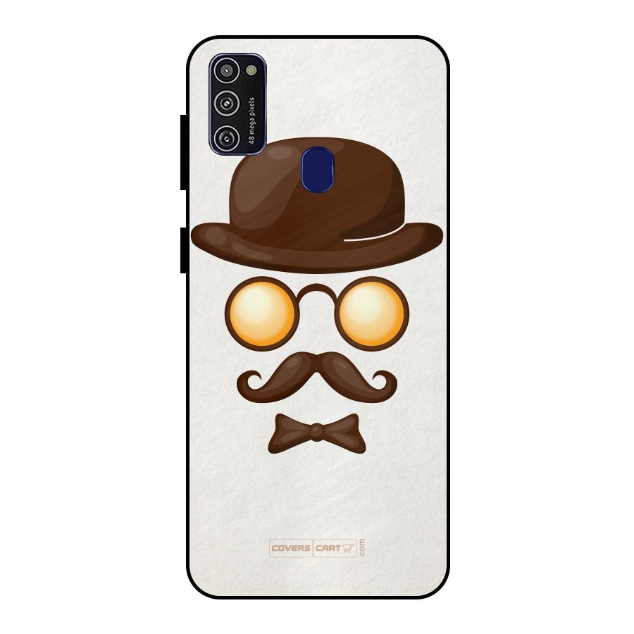 Retro Style Metal Back Case for Galaxy M21