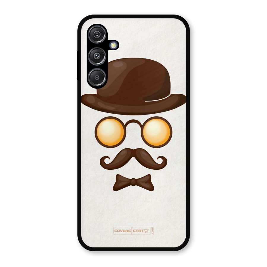 Retro Style Metal Back Case for Galaxy M34 5G