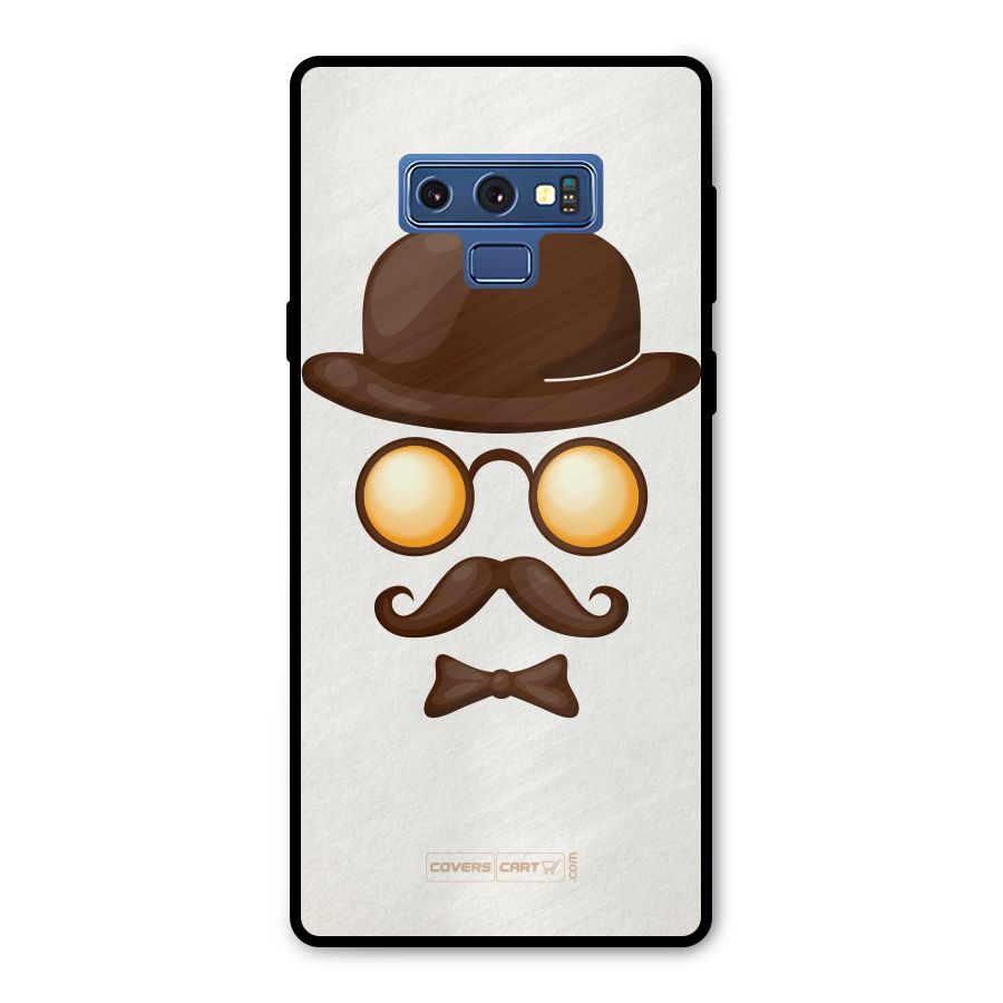 Retro Style Metal Back Case for Galaxy Note 9