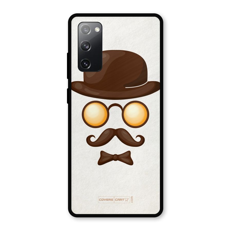 Retro Style Metal Back Case for Galaxy S20 FE 5G