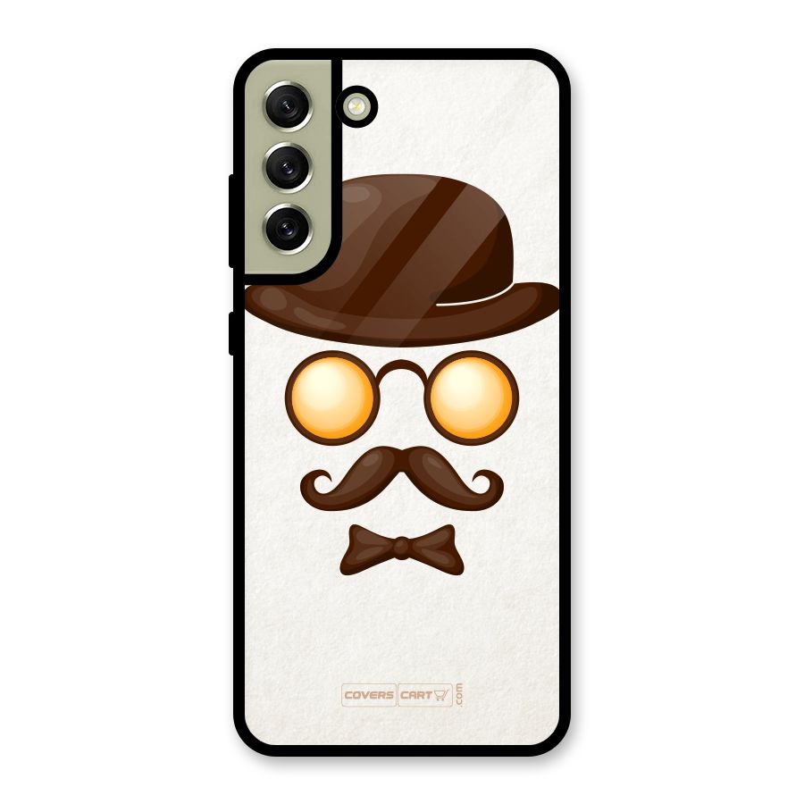 Retro Style Metal Back Case for Galaxy S21 FE 5G (2023)