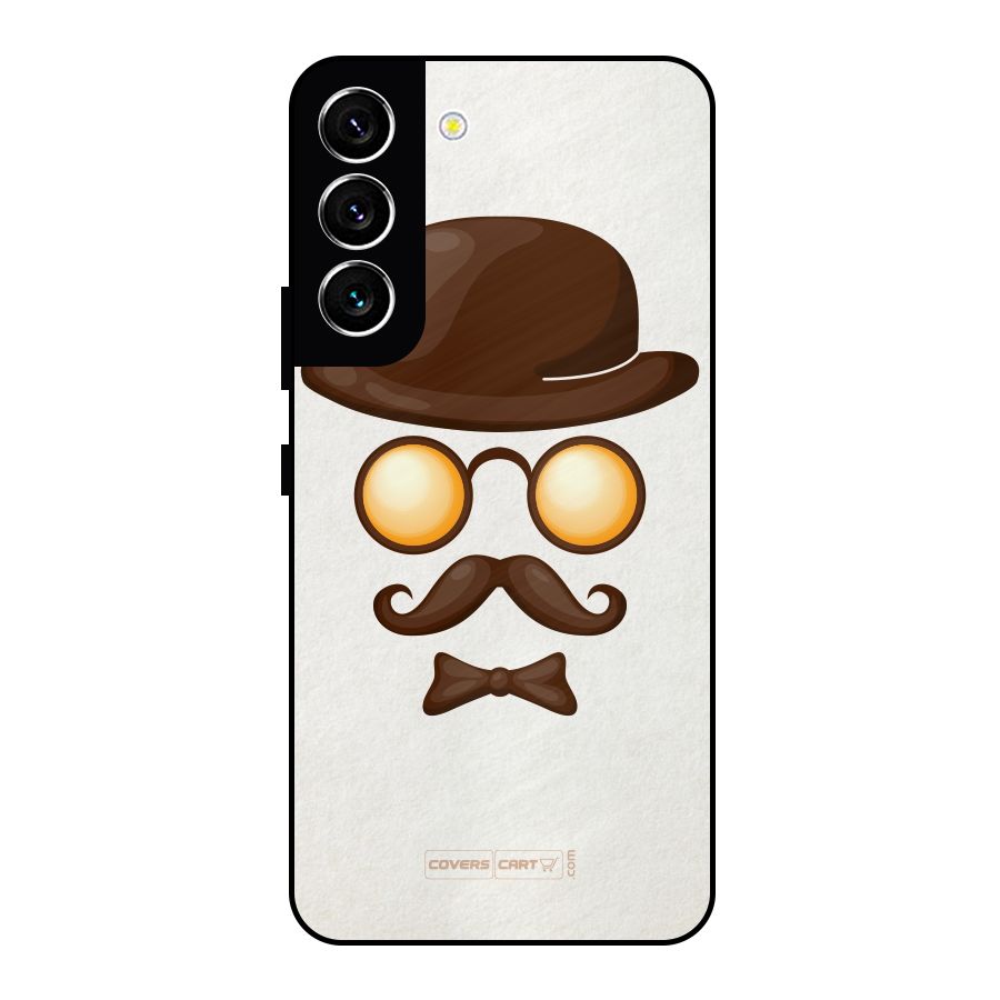 Retro Style Metal Back Case for Galaxy S22 5G
