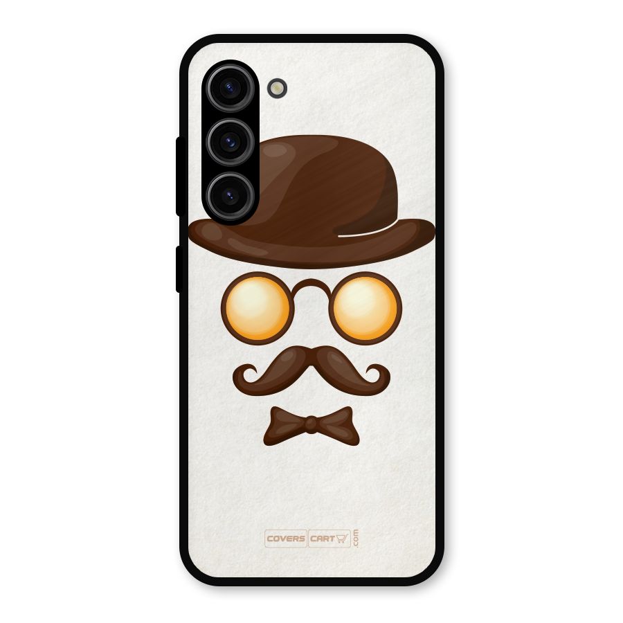 Retro Style Metal Back Case for Galaxy S23