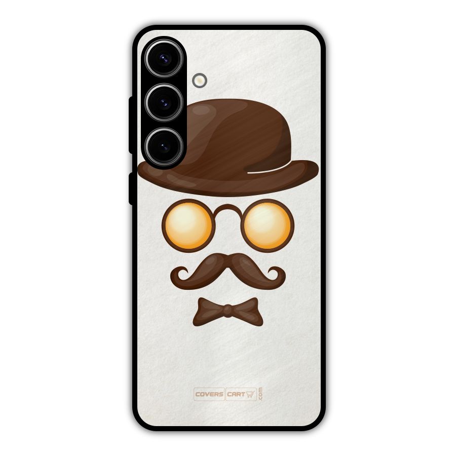 Retro Style Metal Back Case for Galaxy S24 Plus