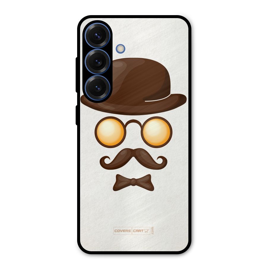 Retro Style Metal Back Case for Galaxy S25