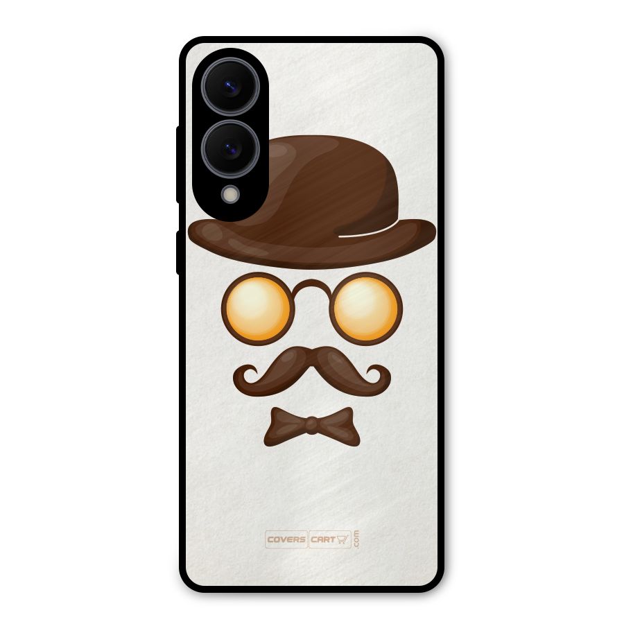 Retro Style Metal Back Case for Galaxy S25 Edge