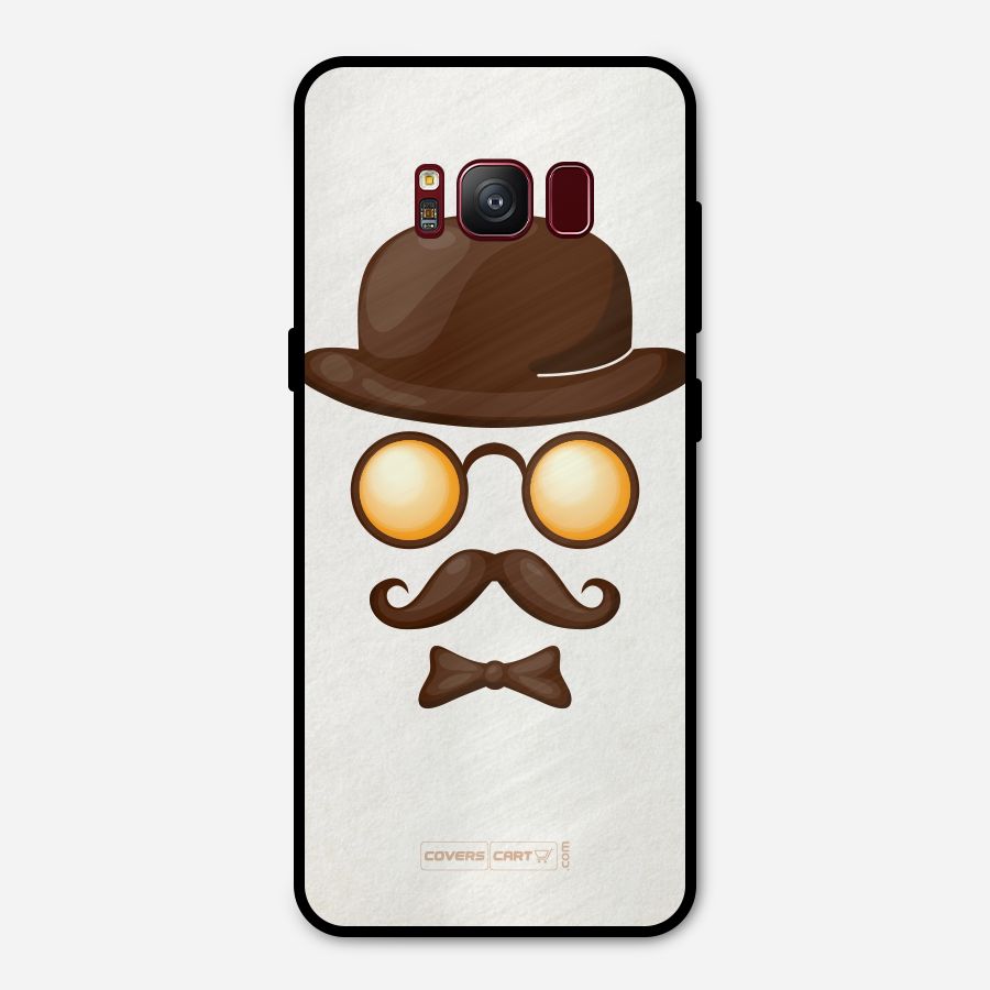 Retro Style Metal Back Case for Galaxy S8