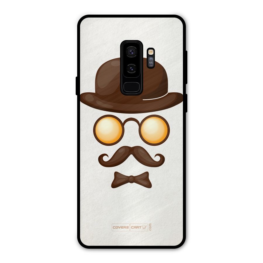 Retro Style Metal Back Case for Galaxy S9 Plus