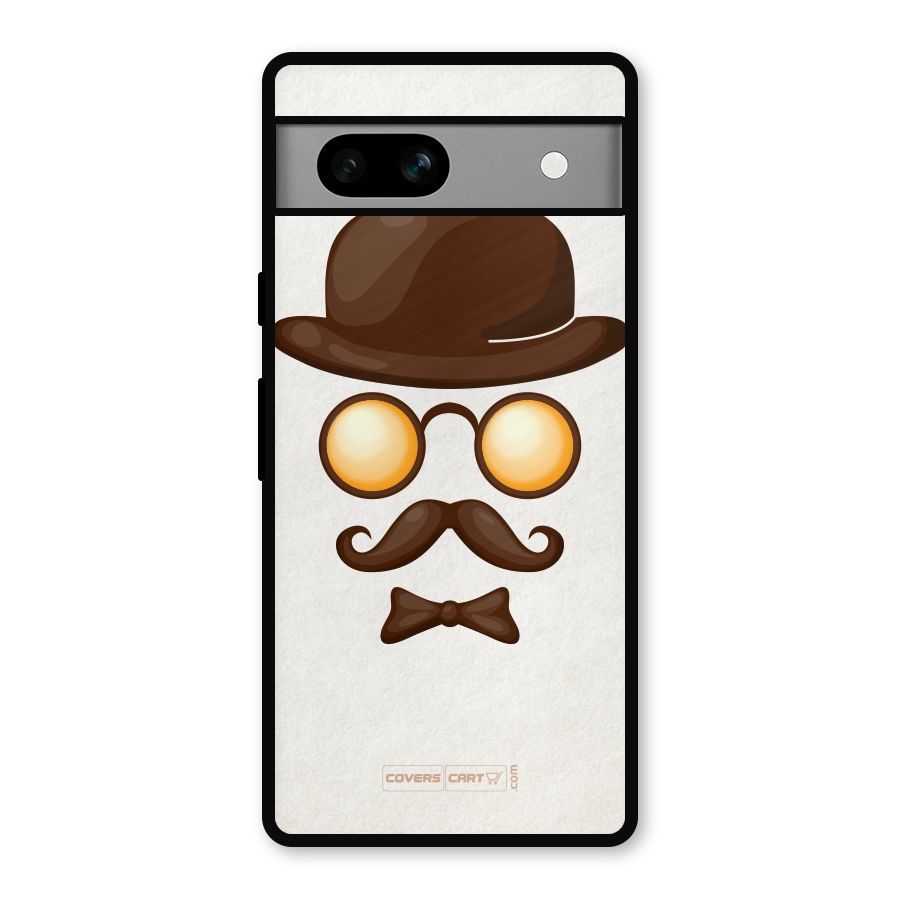 Retro Style Metal Back Case for Google Pixel 7a