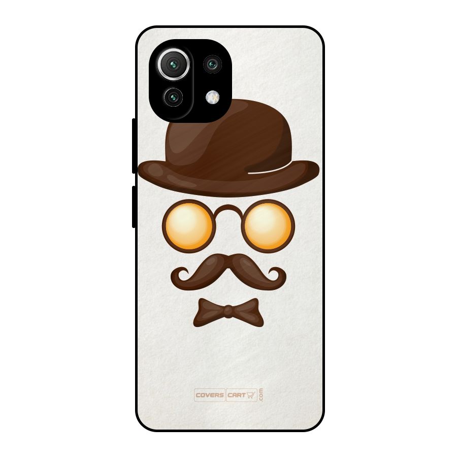 Retro Style Metal Back Case for Mi 11 Lite