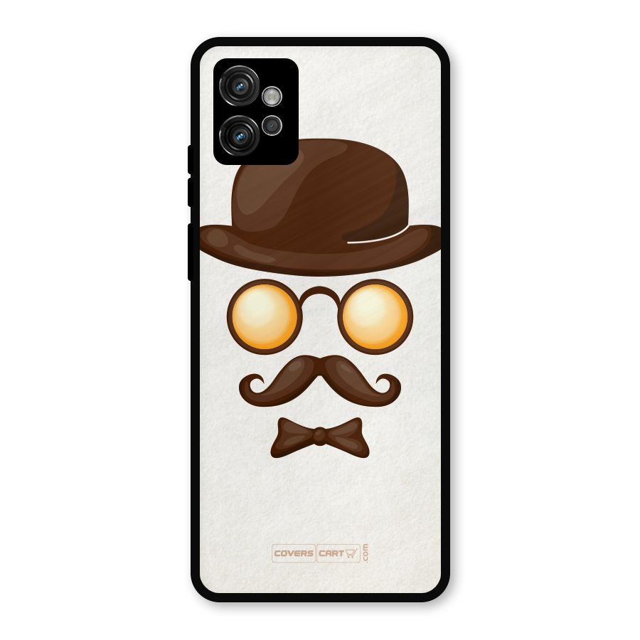 Retro Style Metal Back Case for Moto G32