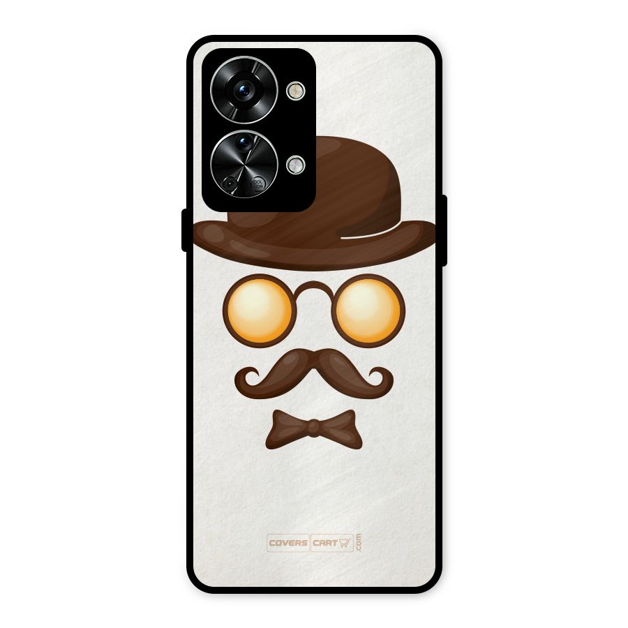 Retro Style Metal Back Case for OnePlus Nord 2T