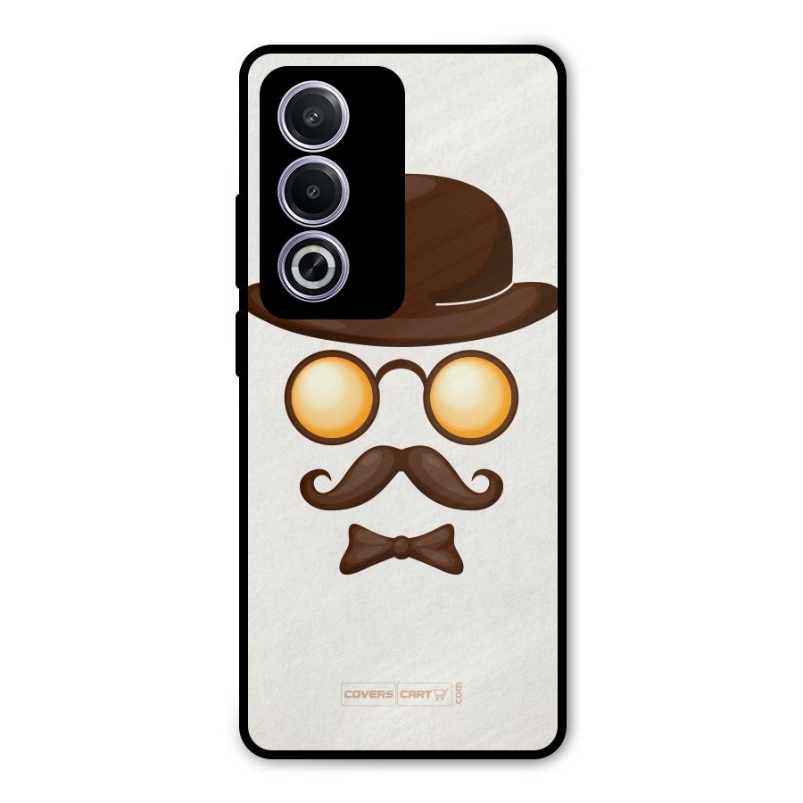 Retro Style Metal Back Case for Oppo A3 Pro