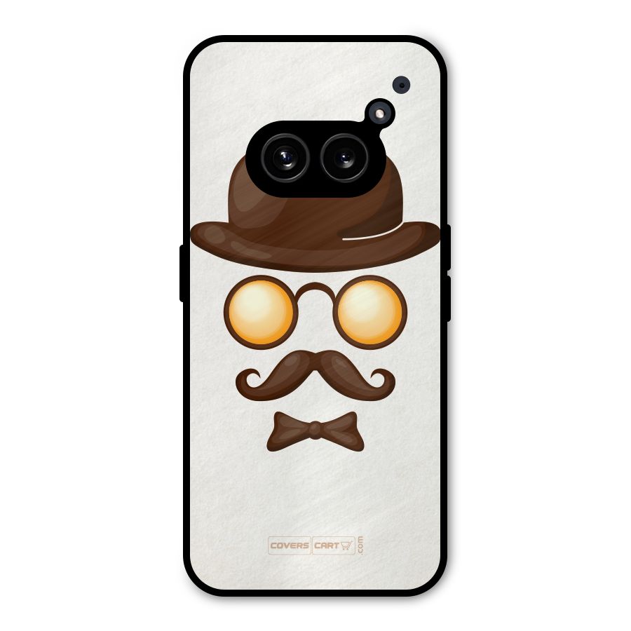 Retro Style Metal Back Case for Nothing Phone 2a
