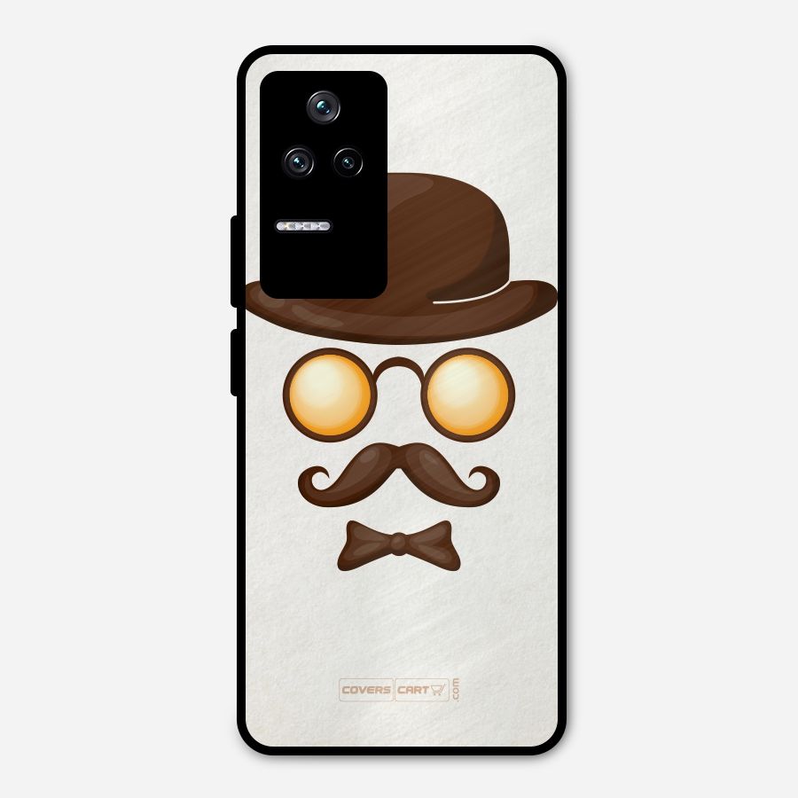Retro Style Metal Back Case for Poco F4 5G
