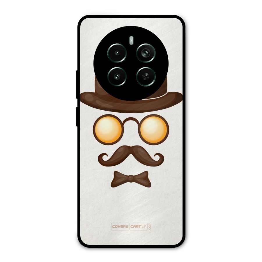 Retro Style Metal Back Case for Realme 12 Plus