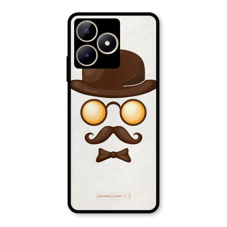 Retro Style Metal Back Case for Realme C53
