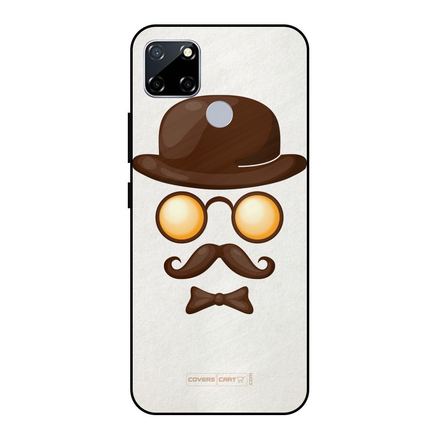 Retro Style Metal Back Case for Realme Narzo 30A