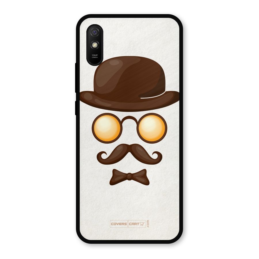 Retro Style Metal Back Case for Redmi 9i